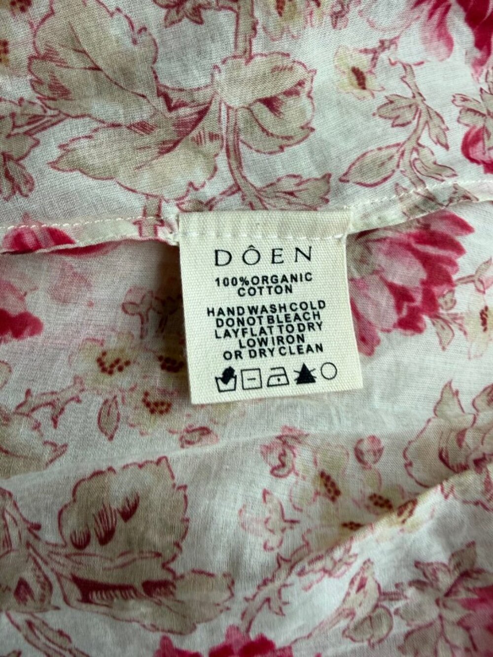Doen Stanza lace-trimmed floral-print organic cotton-voile midi dress - Picture 10 of 10